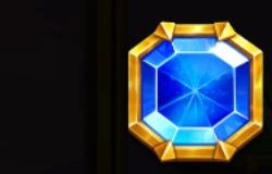 Blue Octagon Gem